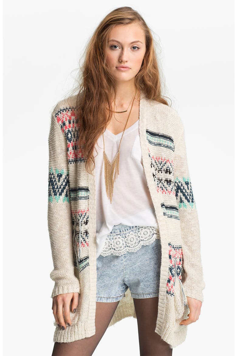 'Blanket' Cardigan, Main, color, WANDERMIX CREAM- BONE