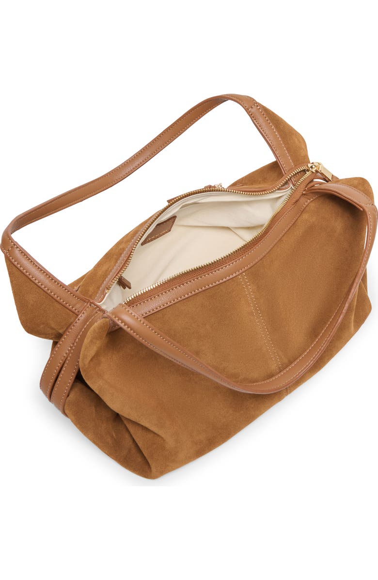 Dolce Vita Billy Leather Shoulder Bag, Alternate, color, Cognac