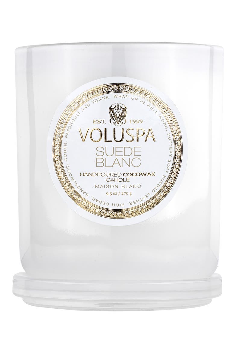Suede Blanc Classic Candle, Alternate, color, SUEDE BLANC