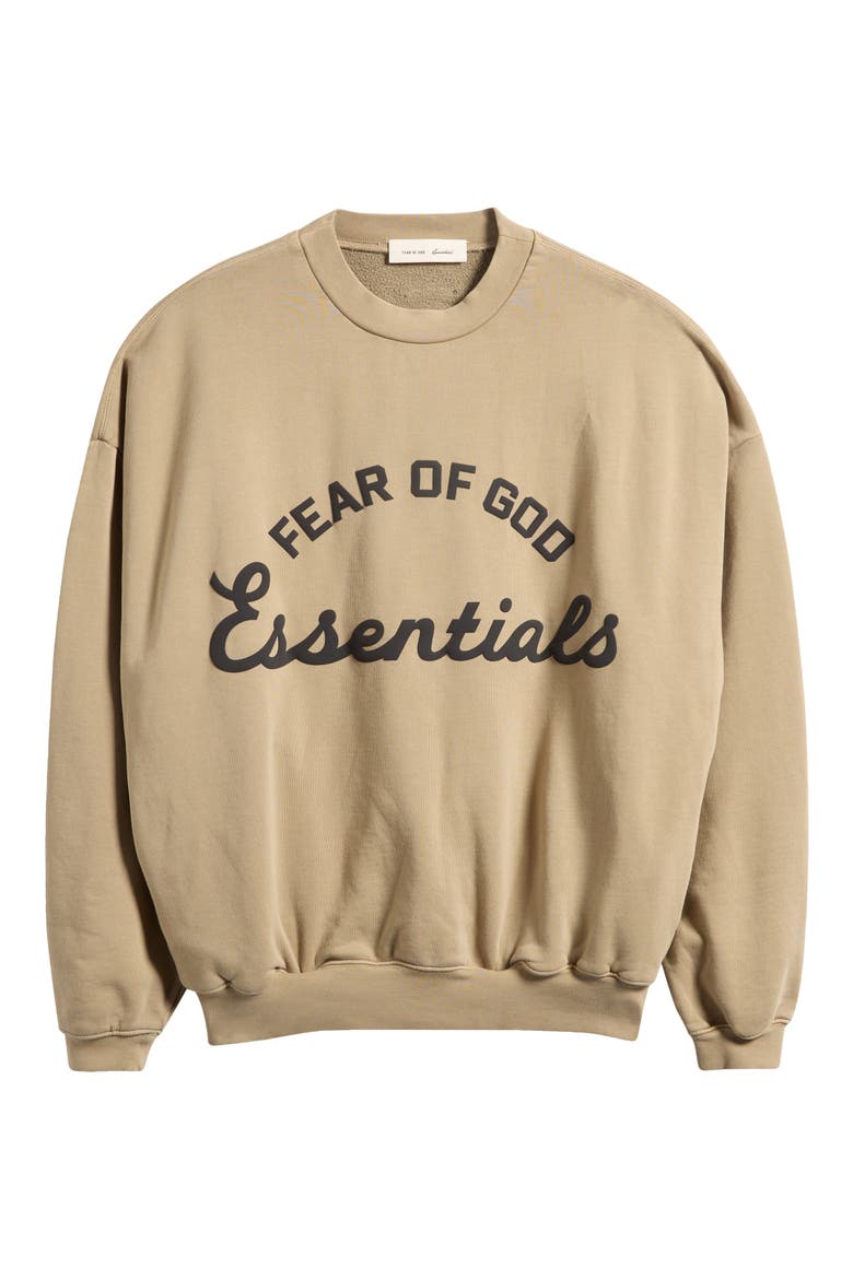 '90s Fit Training Logo Crewneck Sweatshirt, Alternate, color, FADED DUNE