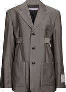 Alexander Wang Side Tab Wool & Mohair Blazer