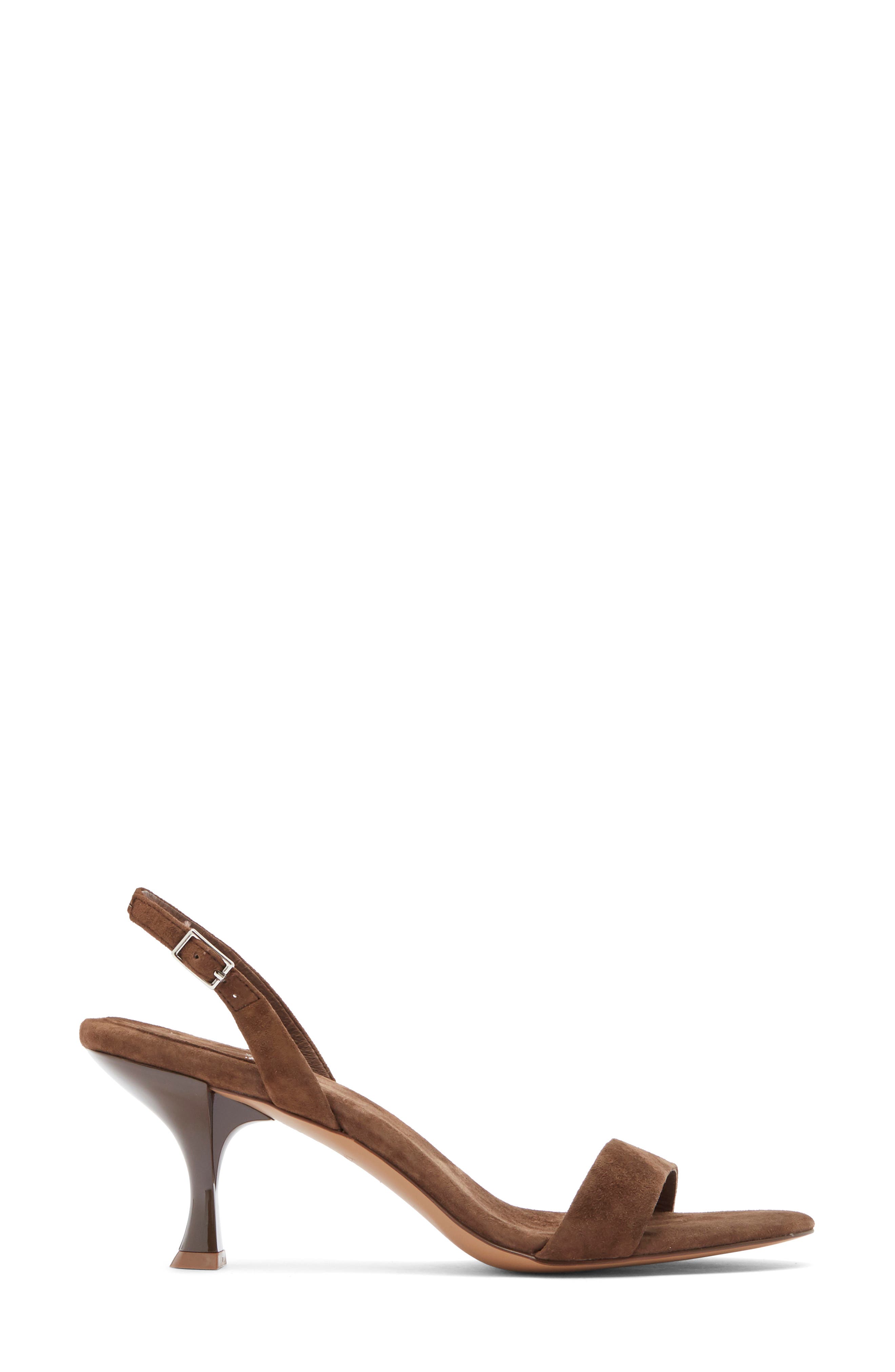 Jeffrey Campbell Augustine Slingback Sandal, Alternate, color, Brown Suede