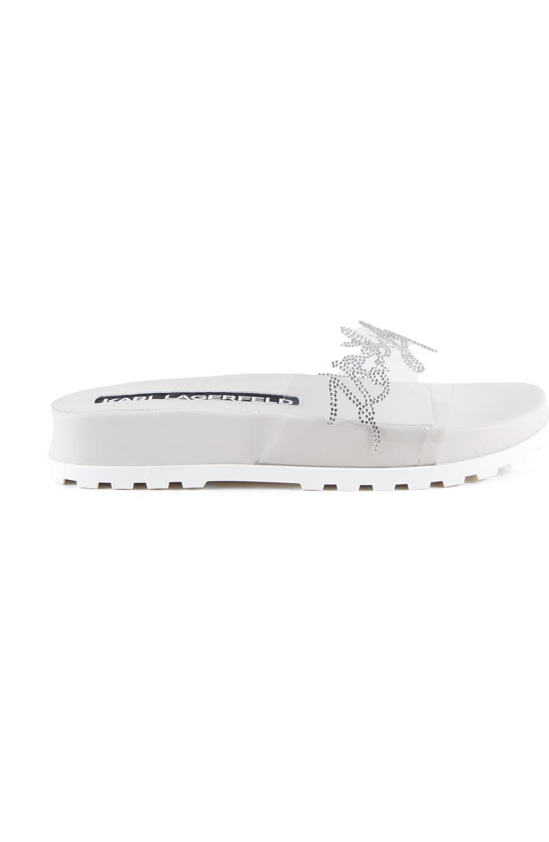 KARL LAGERFELD PARIS Blossom Slide Sandal, Main, color,