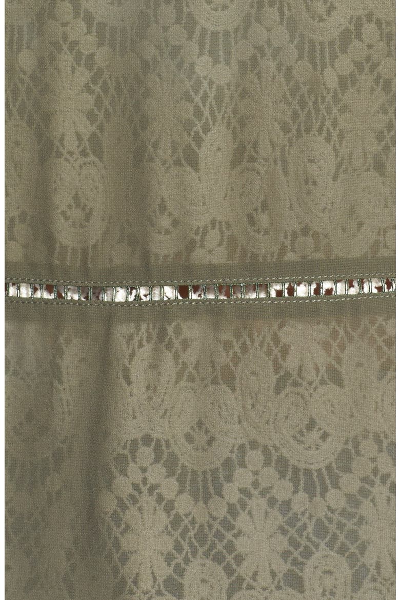 ASTR Jacquard Mixed Media Robe, Alternate, color, GREEN JEWEL
