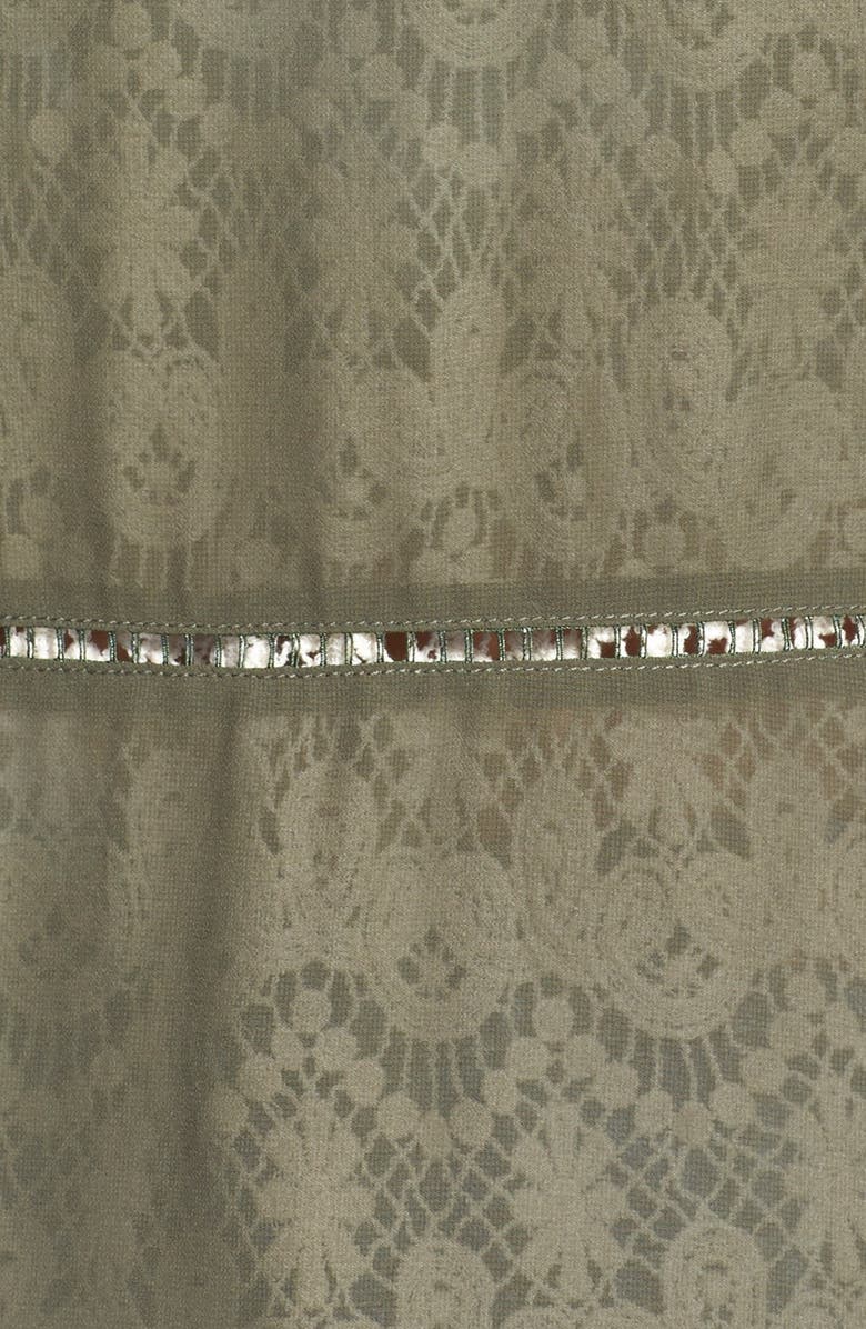 ASTR the Label ASTR Jacquard Mixed Media Robe, Alternate, color, 