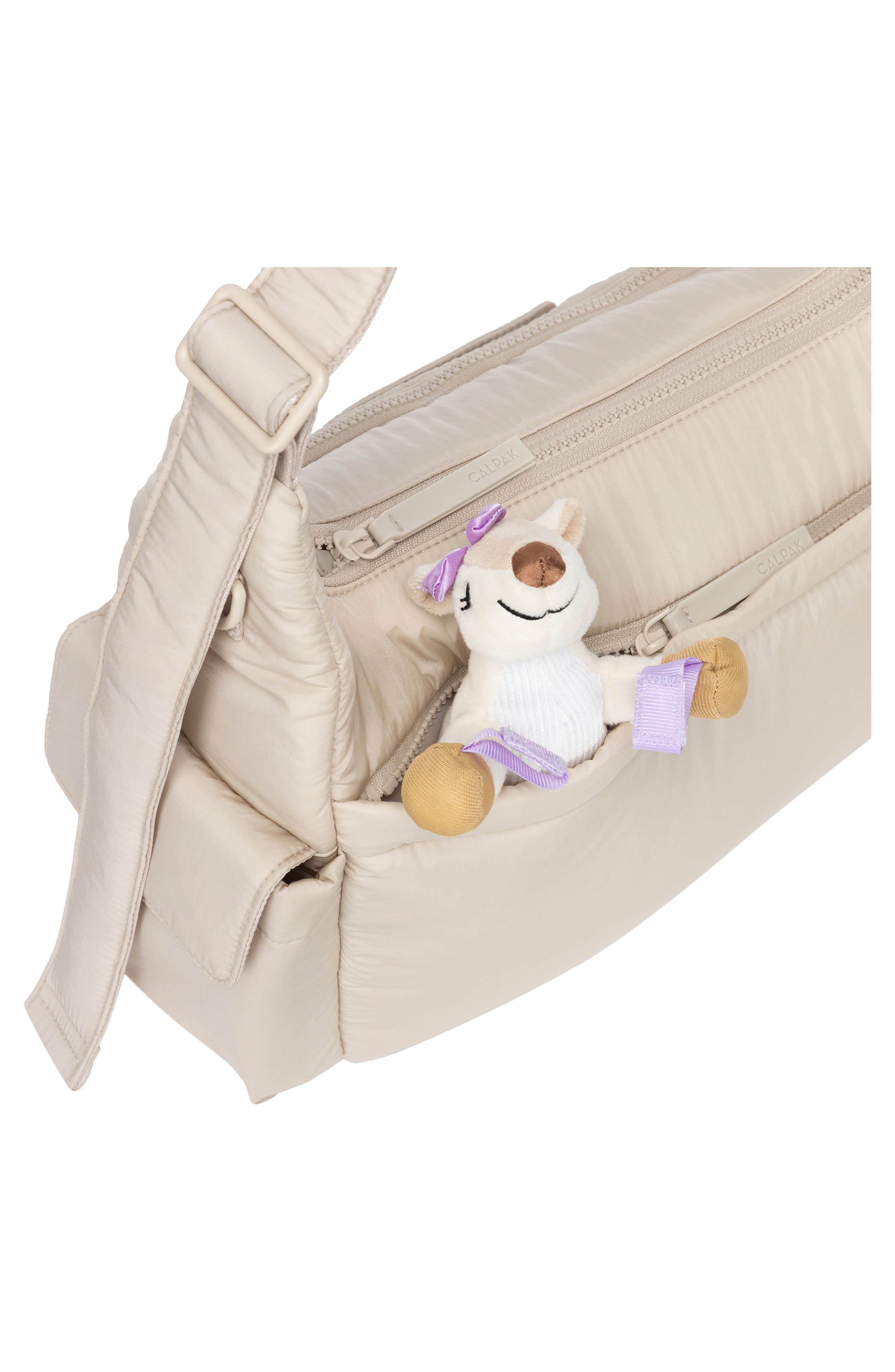CALPAK Diaper Crossbody Bag, Alternate, color, Oatmeal