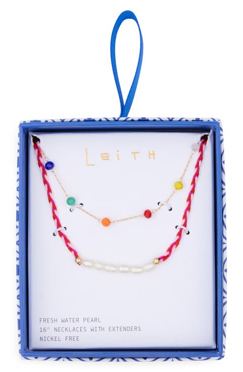 Freshwater Pearl Beaded Layered Necklace