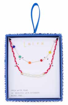 Freshwater Pearl Beaded Layered Necklace