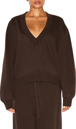 V-Neck Fleece Pullover