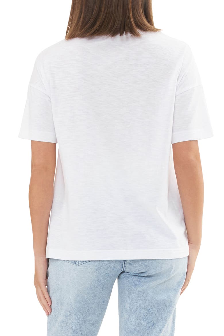 Claud Maternity T-Shirt, Alternate, color, WHITE