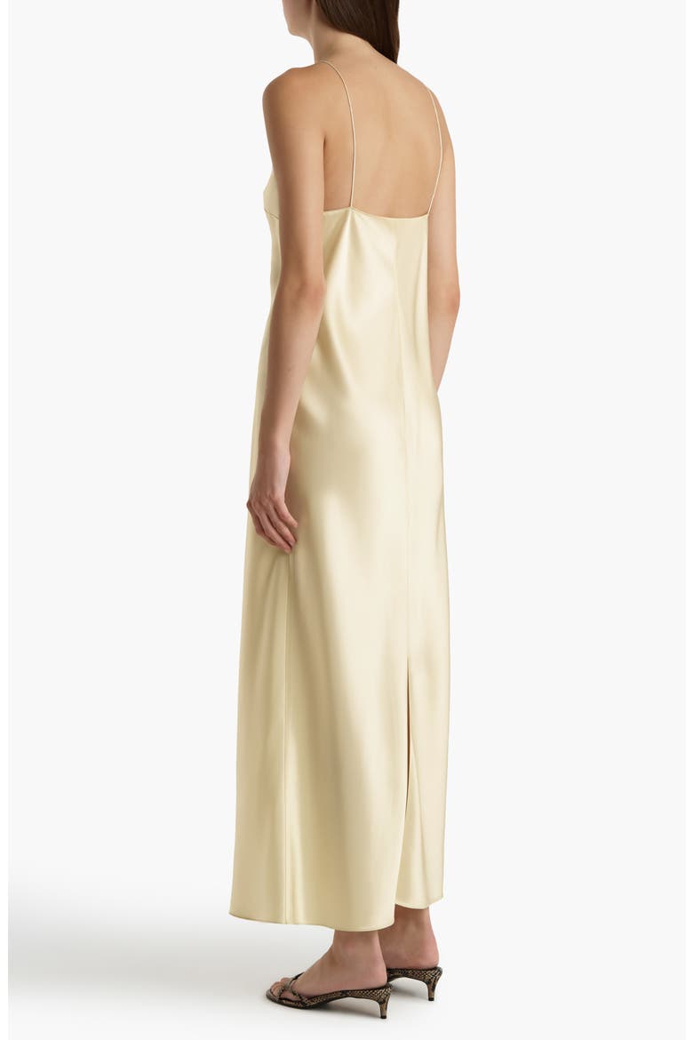 Taja Silk Satin Slipdress, Alternate, color, PALE YELLOW