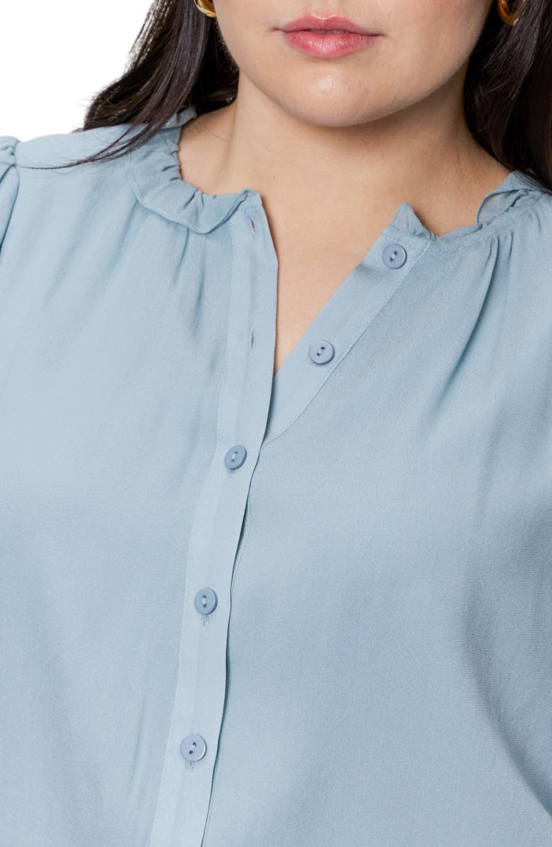 Sanctuary Déjà Vu Top, Alternate, color, Sky Blue Gray