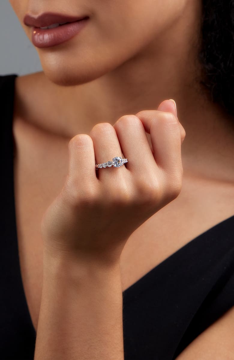 Bony Levy Graduated Diamond Engagement Ring Setting, Alternate, color, 