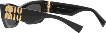 53mm Rectangular Sunglasses