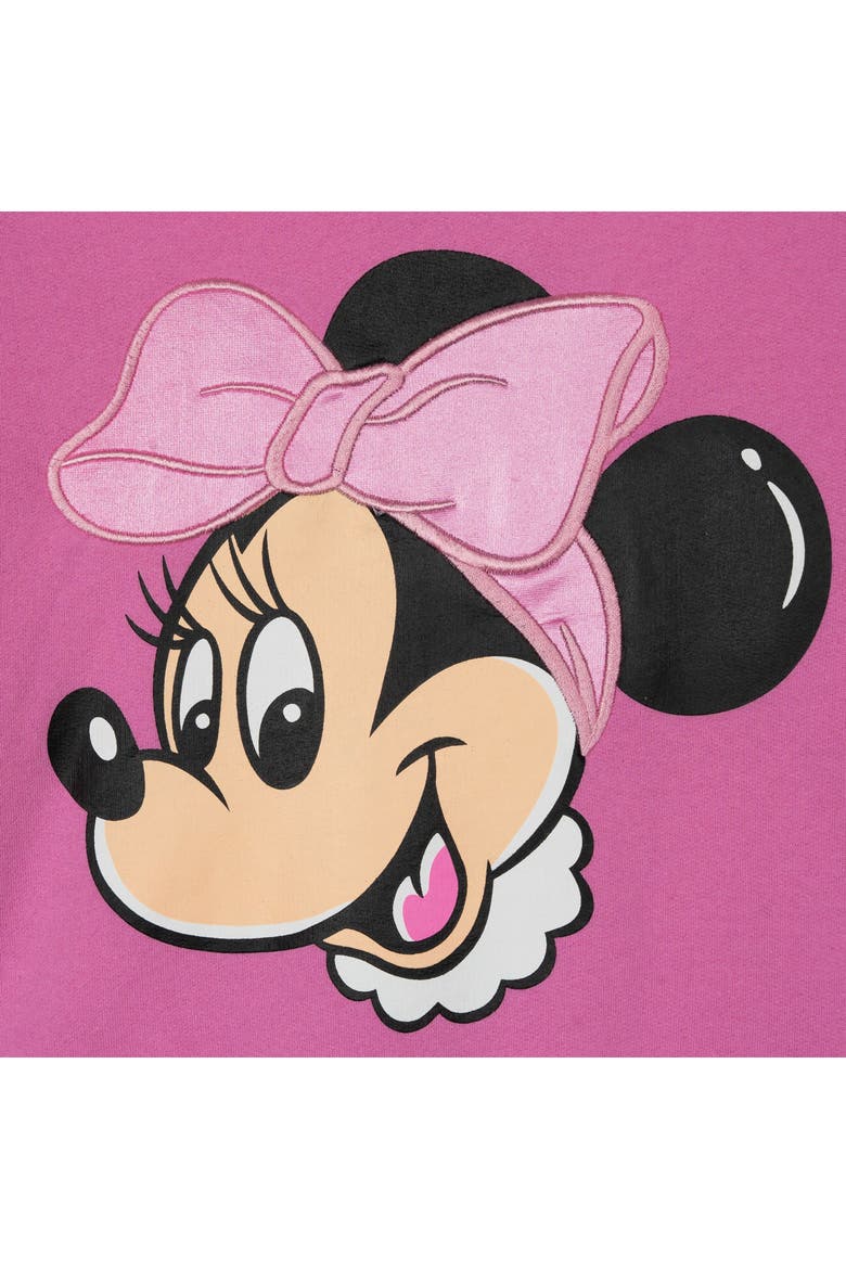 Minnie Mouse Fleece 2-Piece Sweatshirt and Pants Set, Alternate, color, Bright Pink Minnie