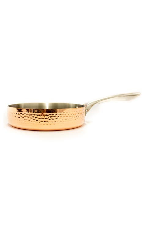 INTERNATIONAL 9.5" Deep Skillet Hammered Copper