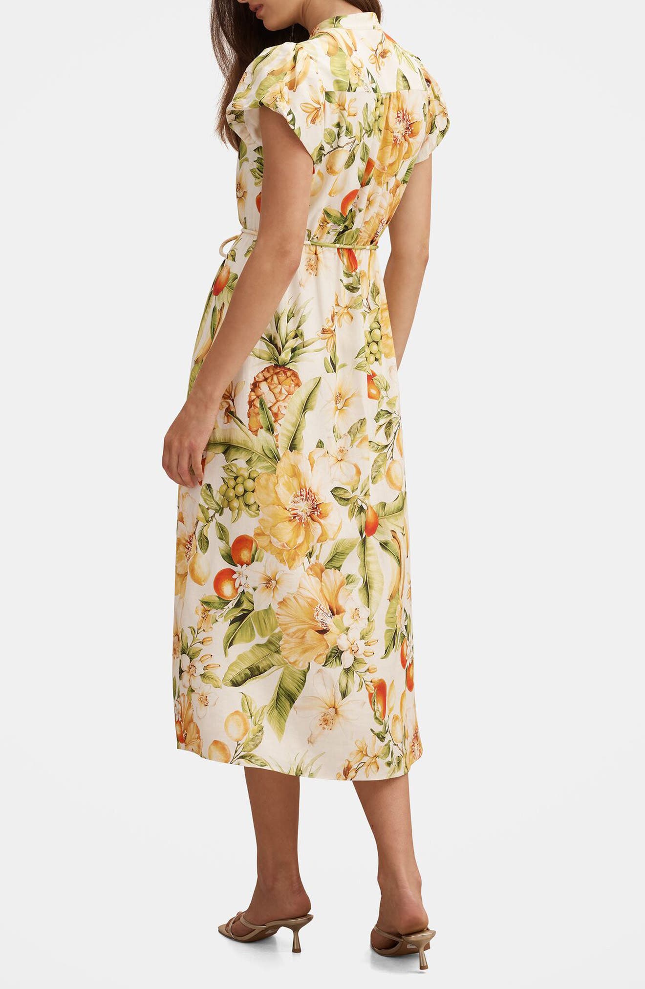 Posie Puff Sleeve Midi Dress - image 2
