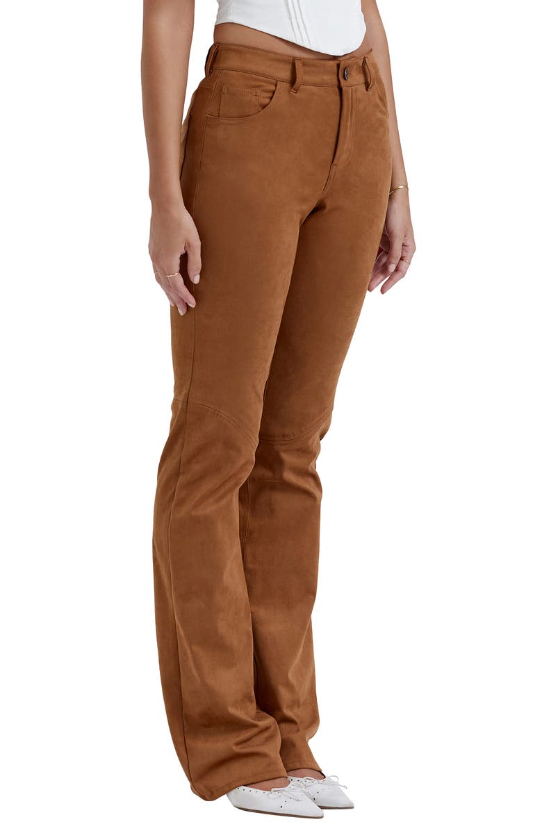HOUSE OF CB Apollo Faux Suede Five-Pocket Pants, Alternate, color,