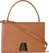Akris Medium Alice Leather Top Handle Bag