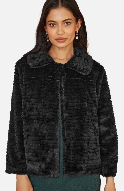 Faux Fur Short Jacket