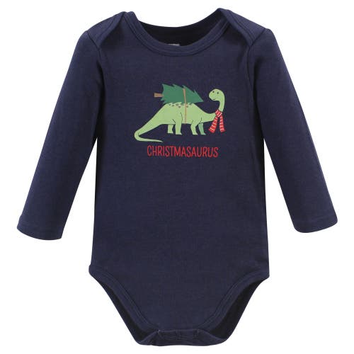 Hudson Baby Everyday Long-sleeve Cotton All-in-ones In Black