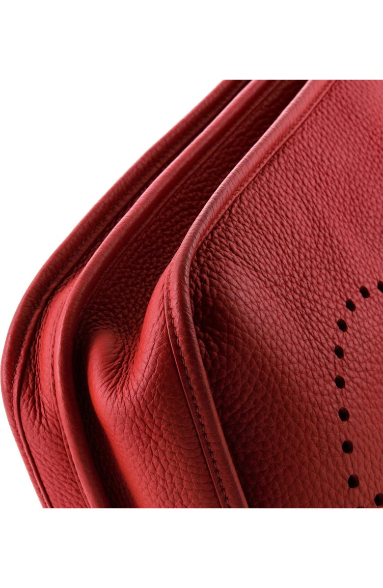 Pre-Owned Hermes Evelyne Bag Gen III Clemence PM, Alternate, color, Rouge Garance