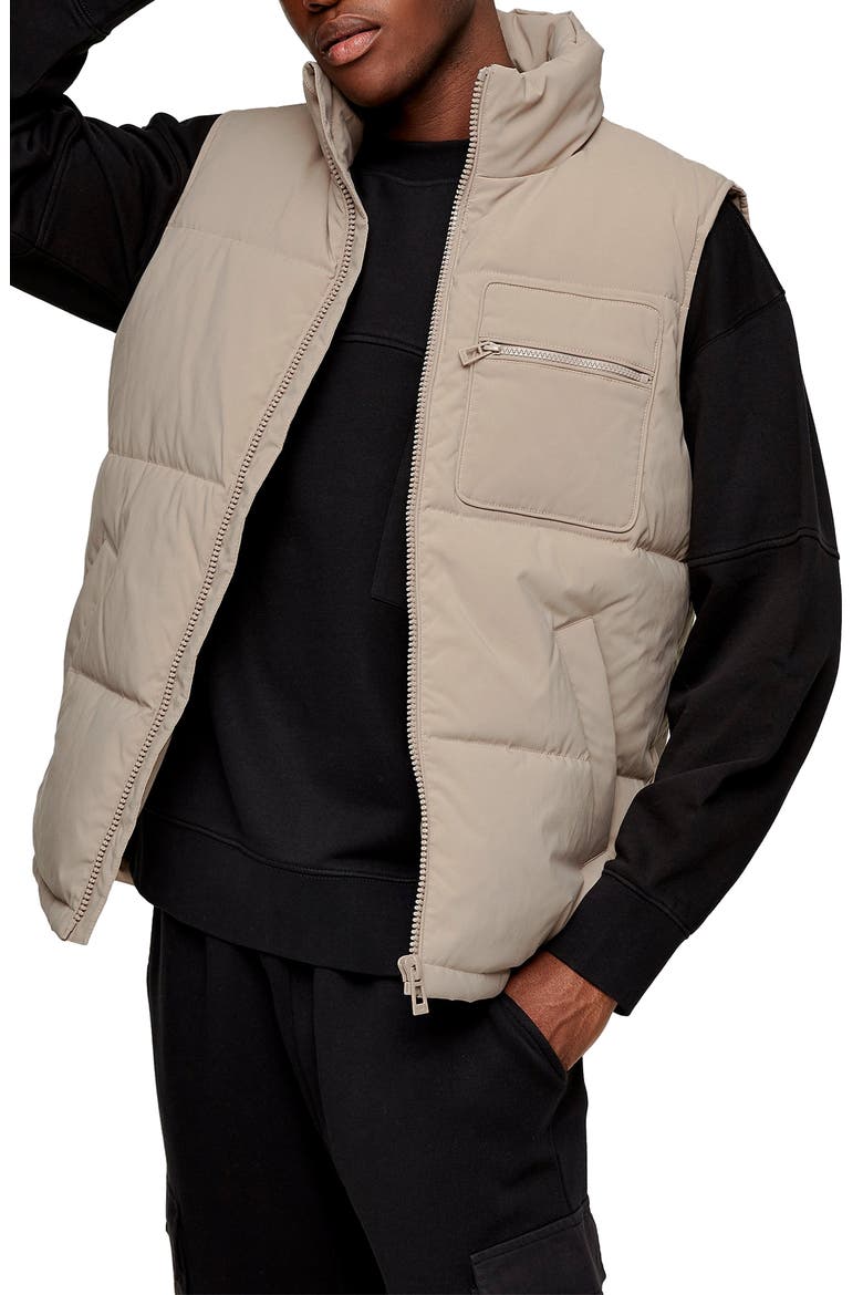 Fuji Gilet Vest, Main, color, STONE