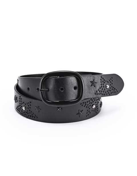 Glory Genuine Leather Star Studded Heritage Belt