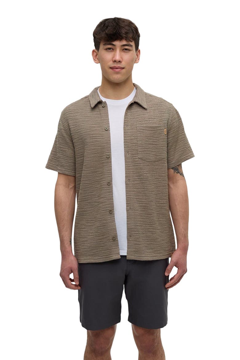 Copeland Shirt, Alternate, color, Clay Flash Stripe