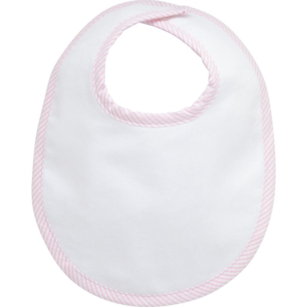3 Marthas Seersucker Stripe Basic Bib