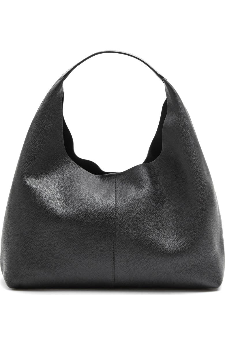& Other Stories Leather Shoulder Bag, Main, color,