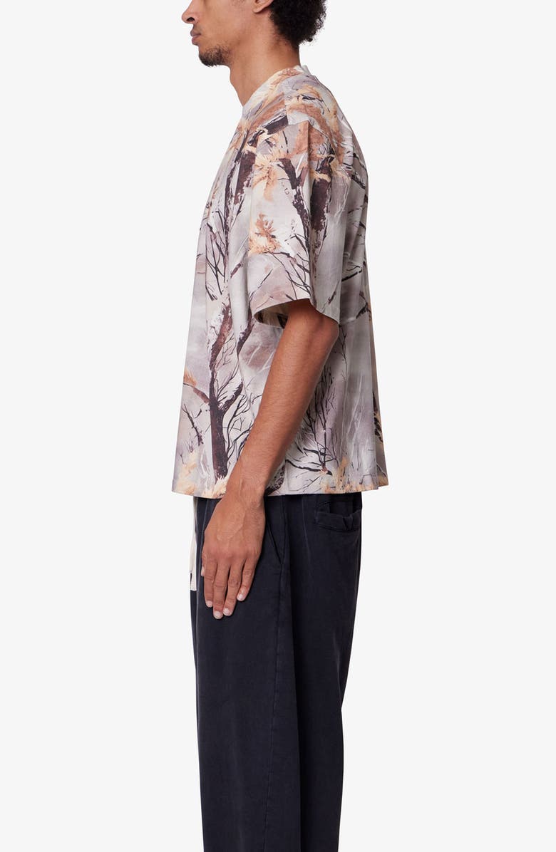 mnml Camo Print Oversize Cotton T-Shirt, Alternate, color, 