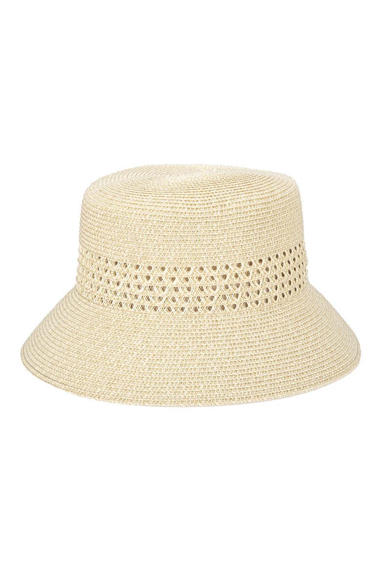 Everyday Woven Bucket Hat, Main, color, MIX NATURAL