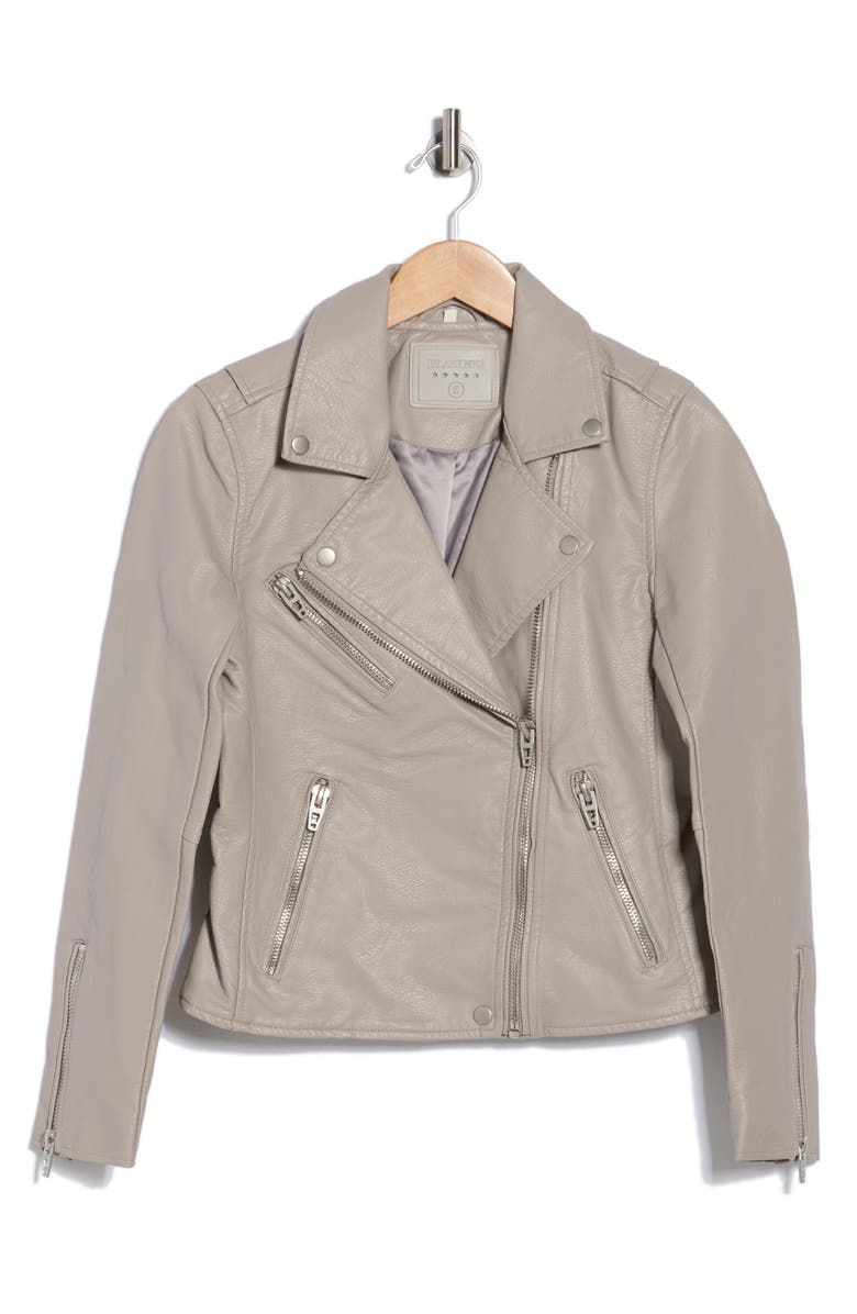 BLANKNYC Faux Leather Moto Jacket, Main, color, Ontherocks