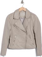 BLANKNYC Faux Leather Moto Jacket