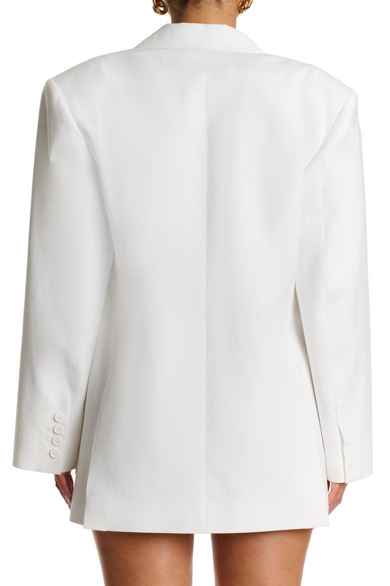 Oversize Long Sleeve Blazer, Alternate, color, WHITE