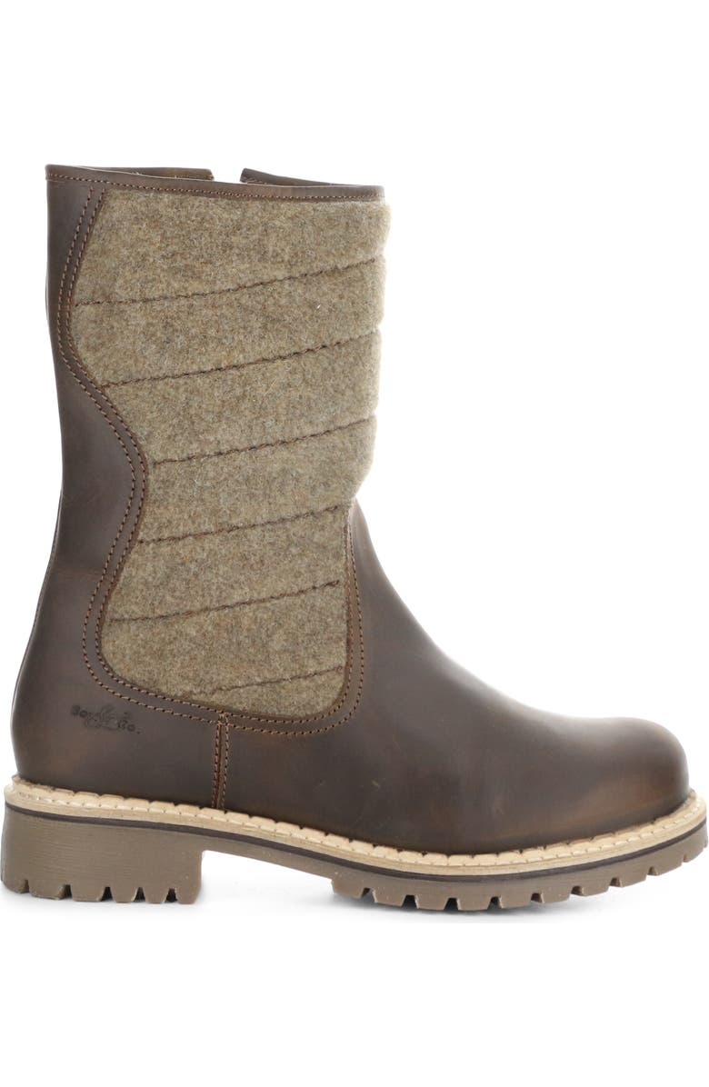 Bos. & Co. Harlyn Waterproof Boot, Alternate, color, Camel/Beige Saddle/T