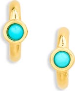 Madewell Demi Fine Turquoise Illusion Stud Earrings