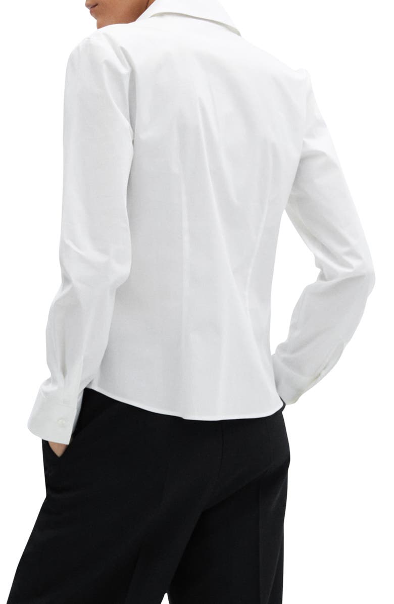 MANGO Cotton Button-Up Shirt, Alternate, color,