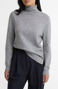 Barbour Pendle Elbow Patch Wool & Cotton Turtleneck Sweater