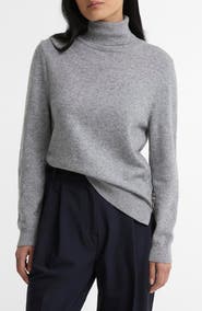 Barbour Pendle Elbow Patch Wool & Cotton Turtleneck Sweater