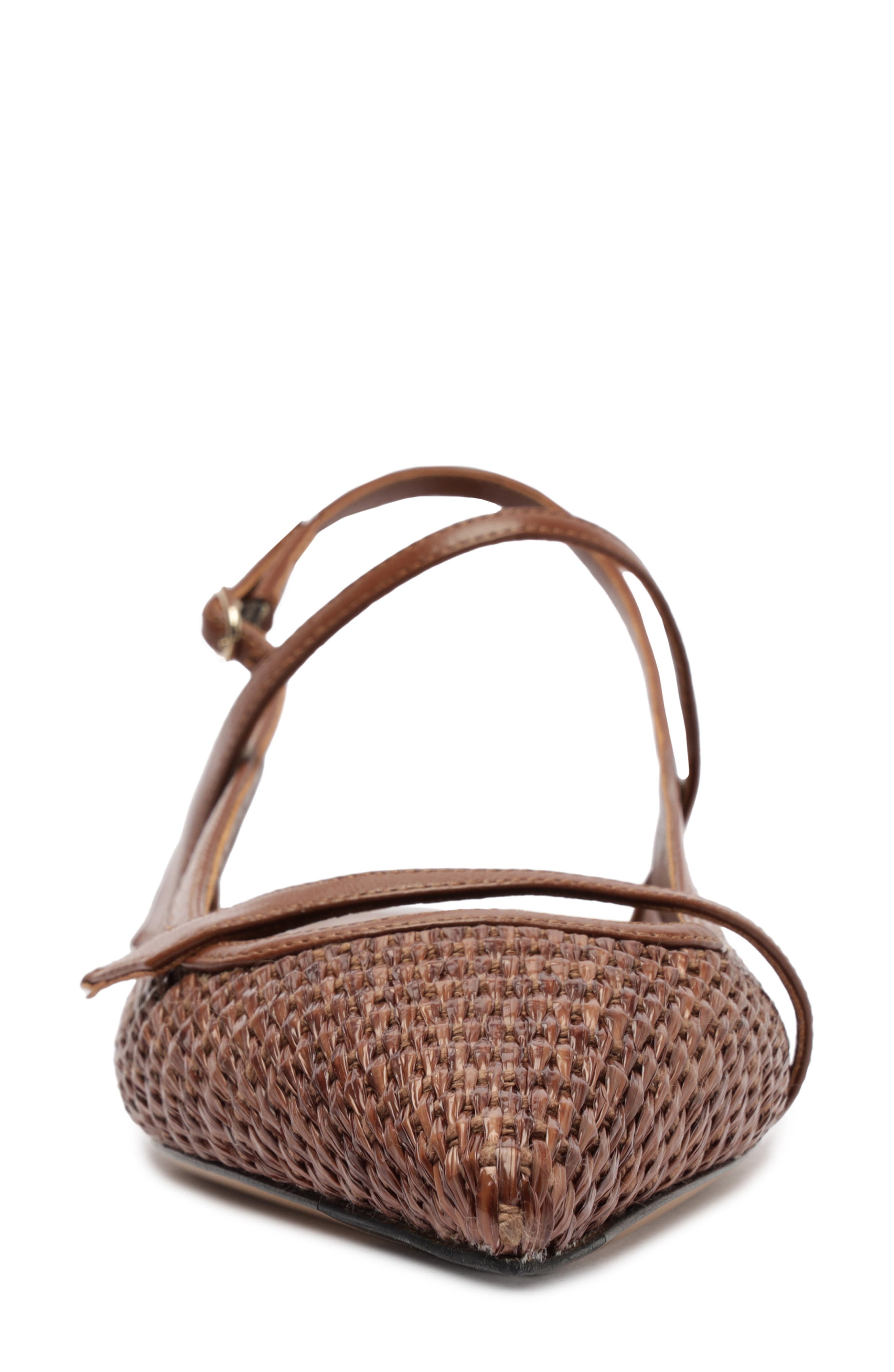 Alexandre Birman Tita Pointed Toe Slingback, Alternate, color, Chocolate Fondue