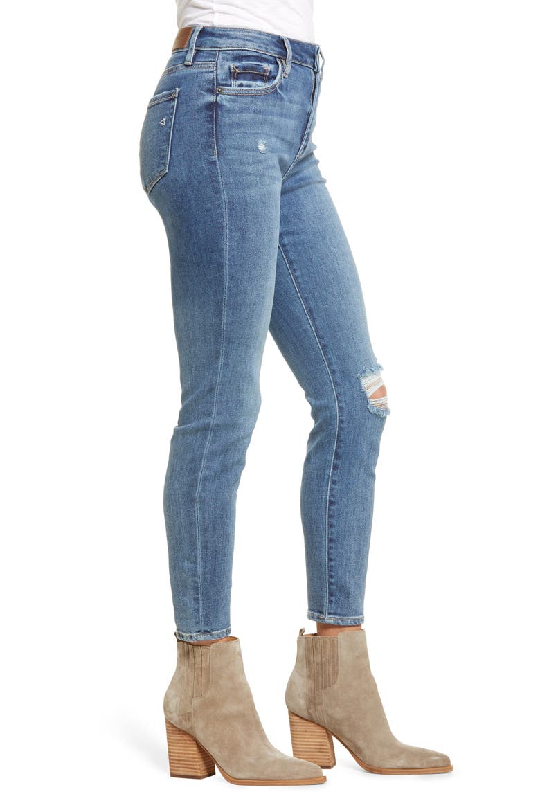 High Rise Super Stretch Skinny Jeans, Alternate, color, DARK WASH