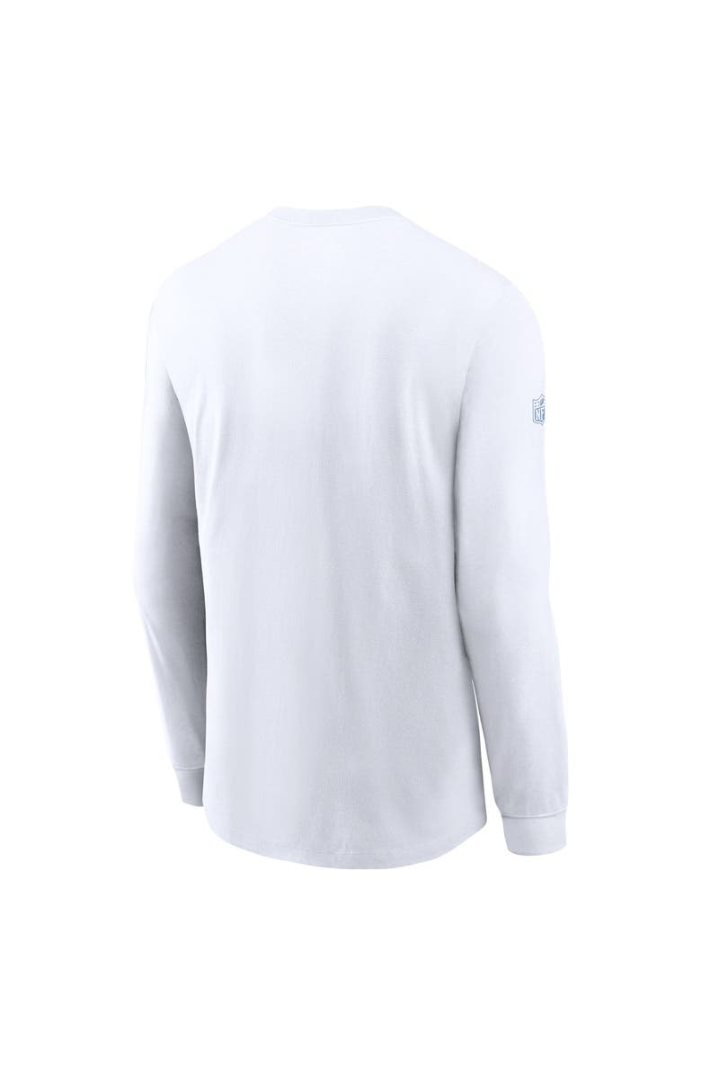 Nike Men's Nike White Tennessee Titans Sideline Performance Long Sleeve T-Shirt, Alternate, color,