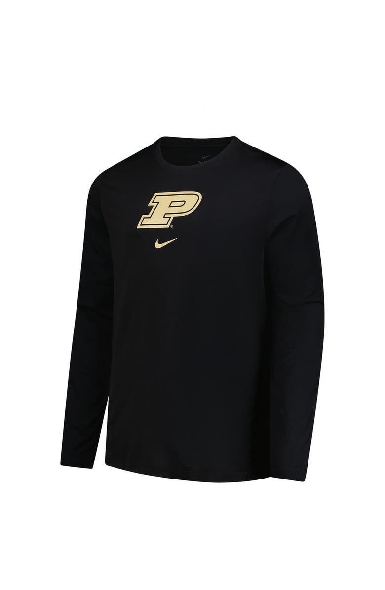 Nike Men's Nike  Black Purdue Boilermakers Basketball Shootaround Long Sleeve T-Shirt, Alternate, color, Black