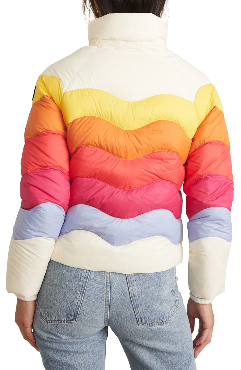 Marine Layer Après Water Resistant Recycled Puffer Jacket, Alternate, color, 