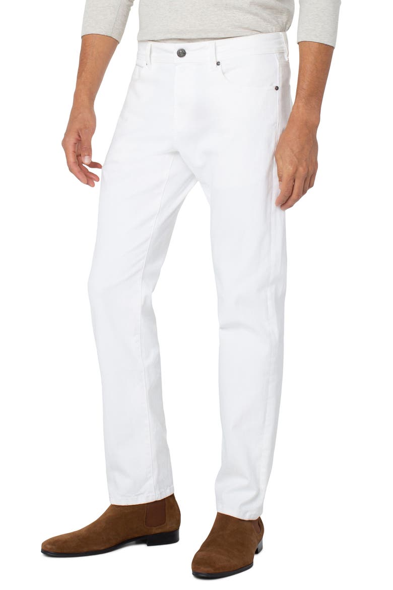 Kingston Modern Straight Leg Jeans (Nordstrom Exclusive), Alternate, color, PORCELAIN