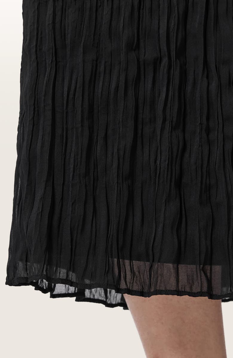 AllSaints Asal Midi Skirt, Alternate, color, Black