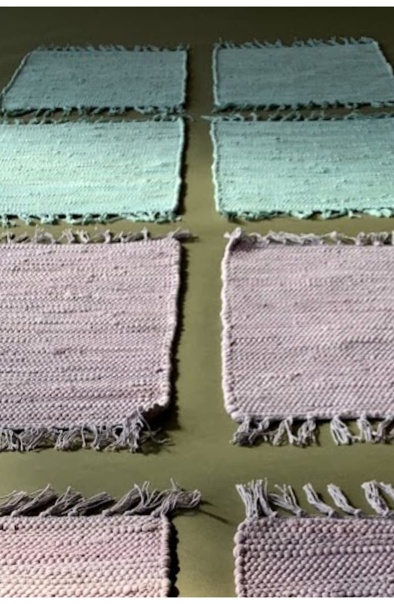 Pillowpia Chindi Placemat, Alternate, color, Aquatic