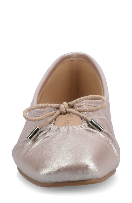 Journee Collection Callee Keyhole Square Toe Flat